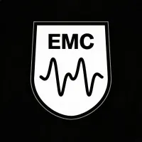 EMC laboratory reference badge